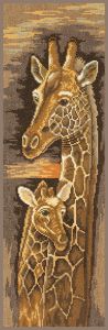 34871 - Мама и малыш жирафы